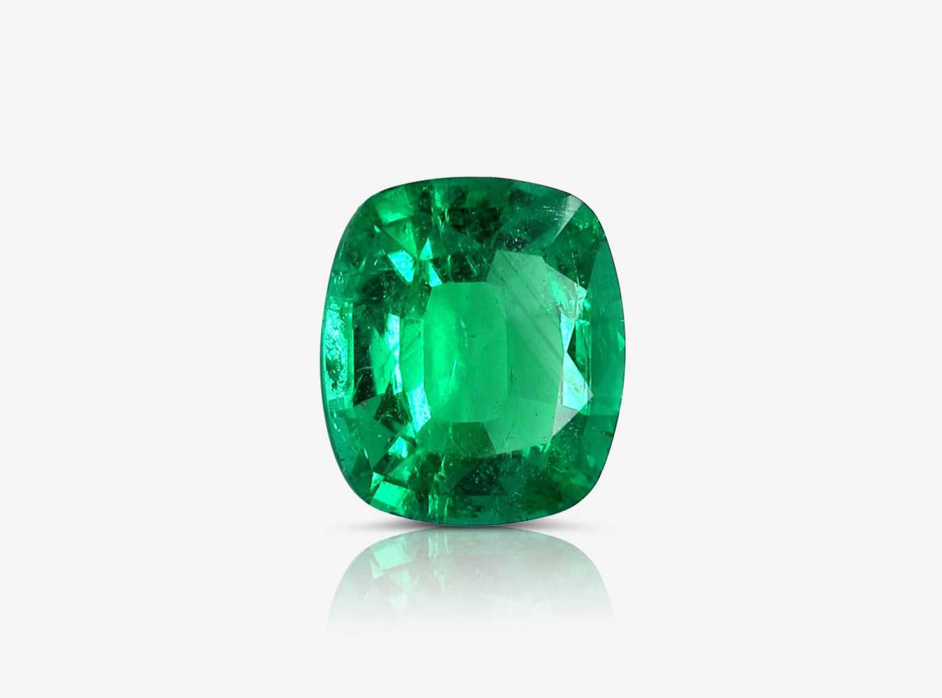 1.61 ct. Cushion Emerald ICA Minor