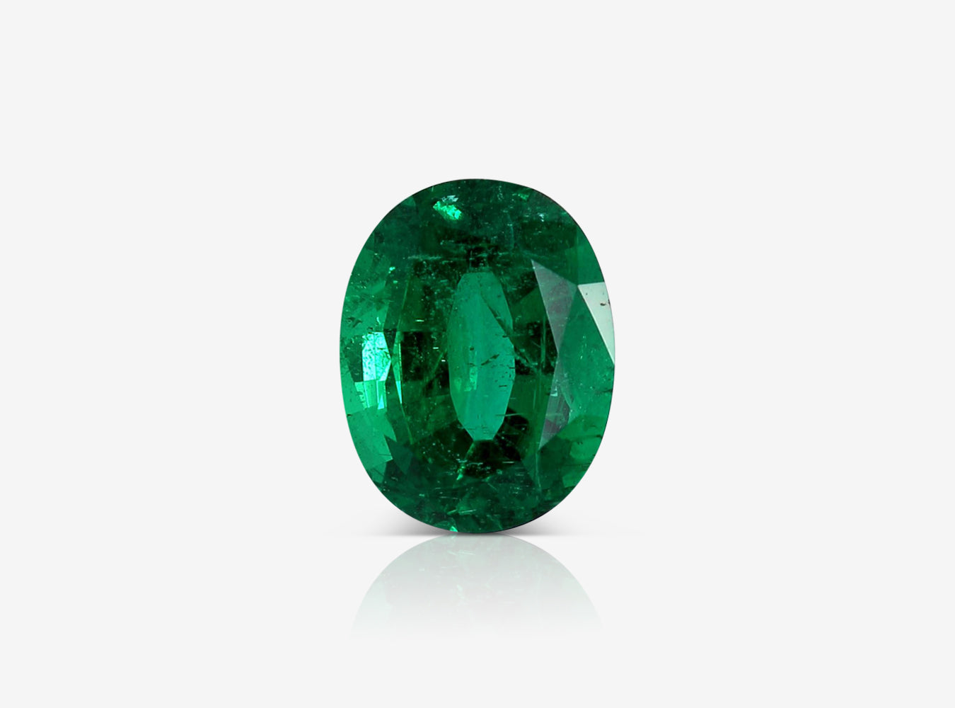 1.63 ct. Oval Emerald GRS Minor