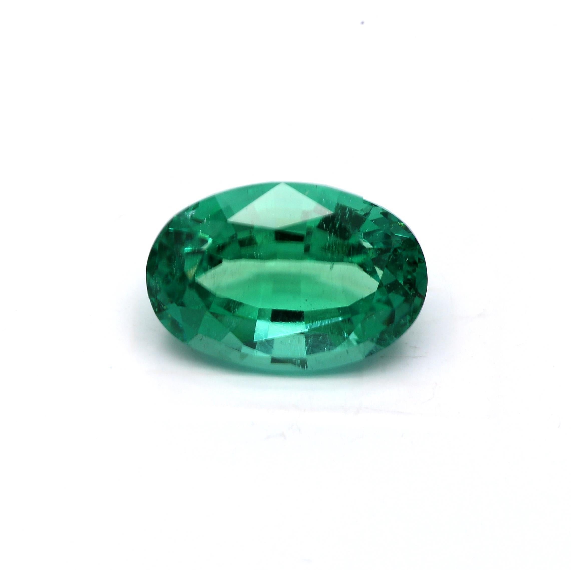 3.20 ct. Oval Emerald GRS Insignificant