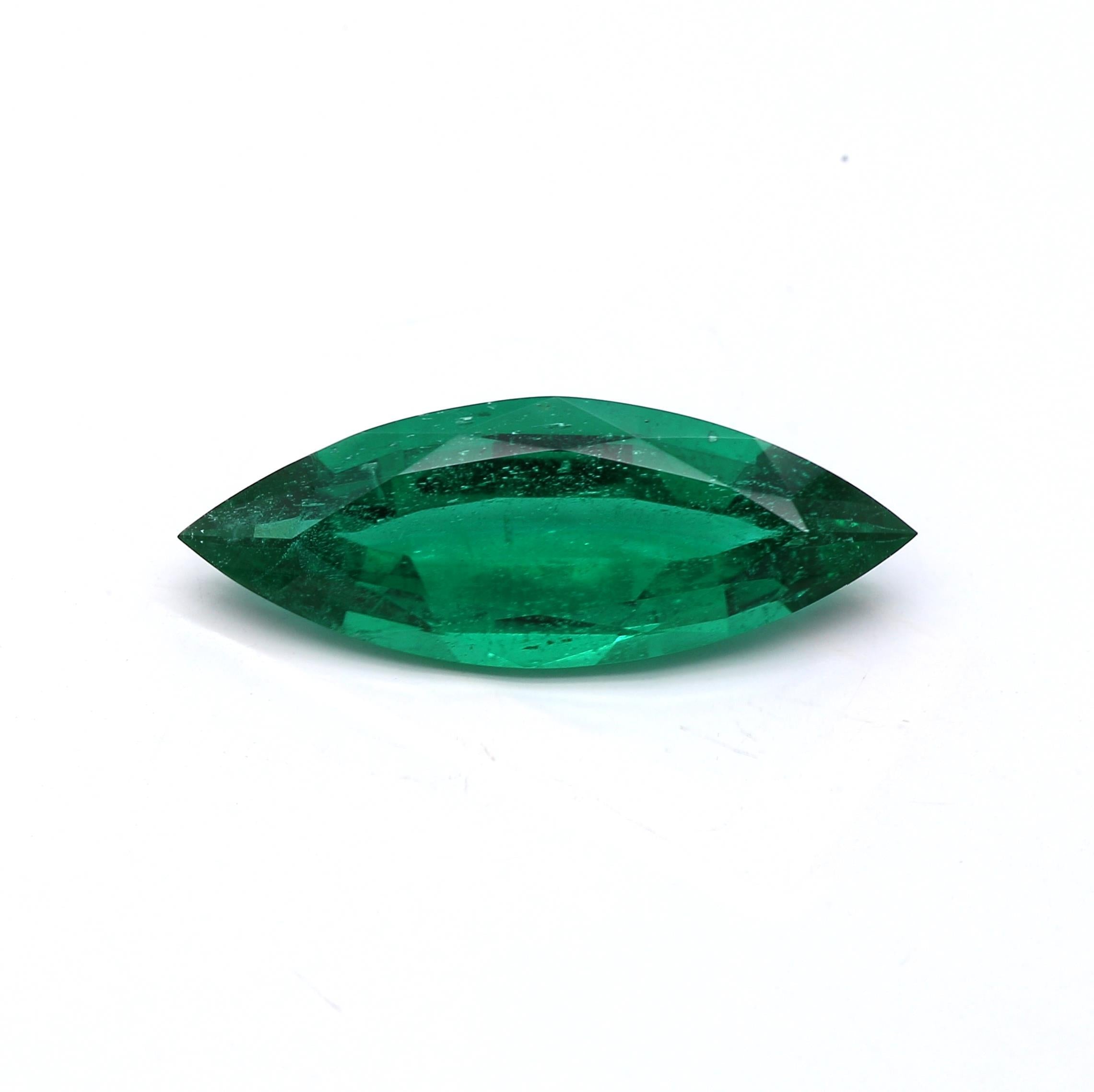 1.90 ct. Marquise Emerald GRS Insignificant