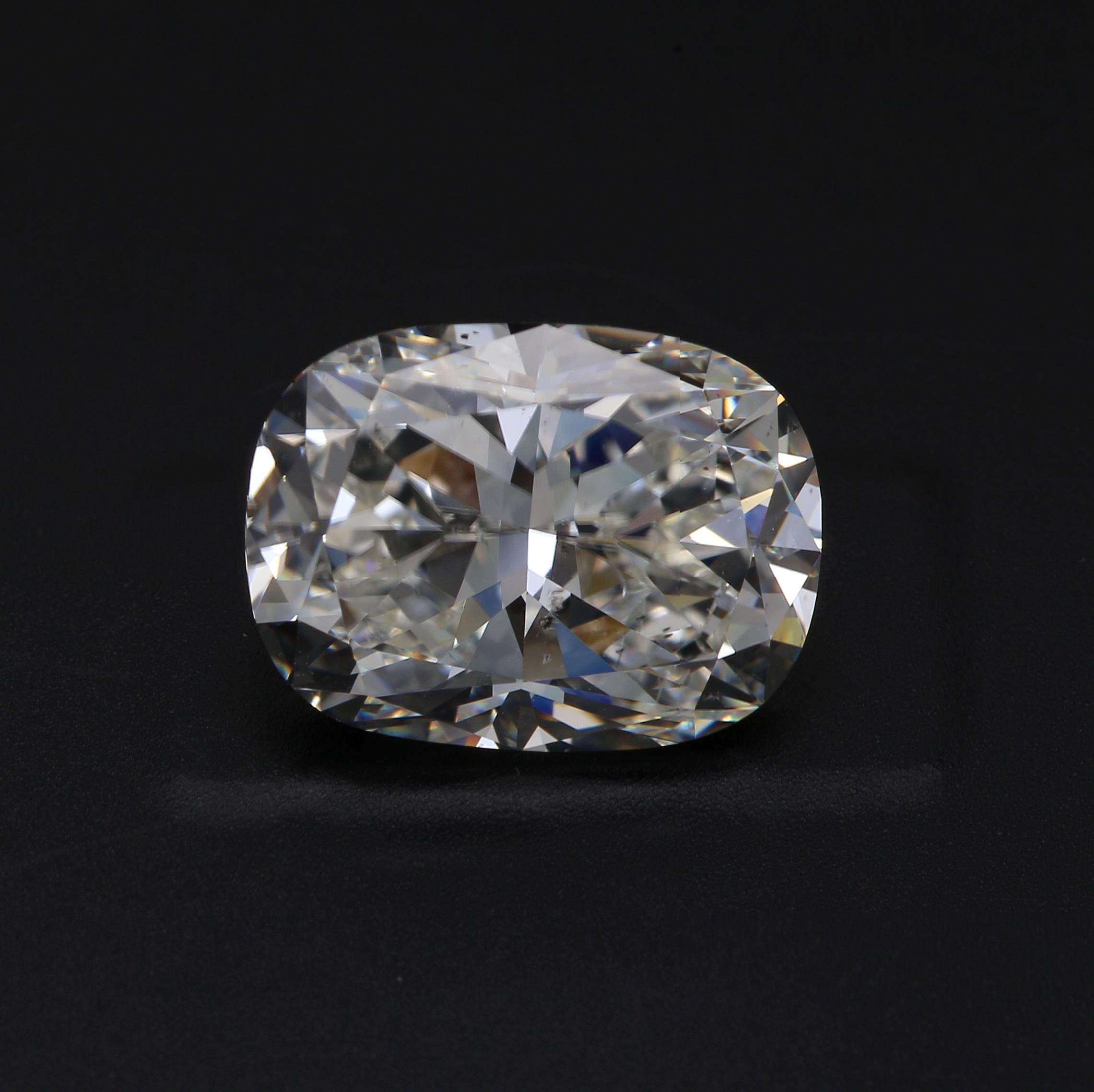 5.05 ct. Cushion Brilliant Diamond G SI2 Faint GIA