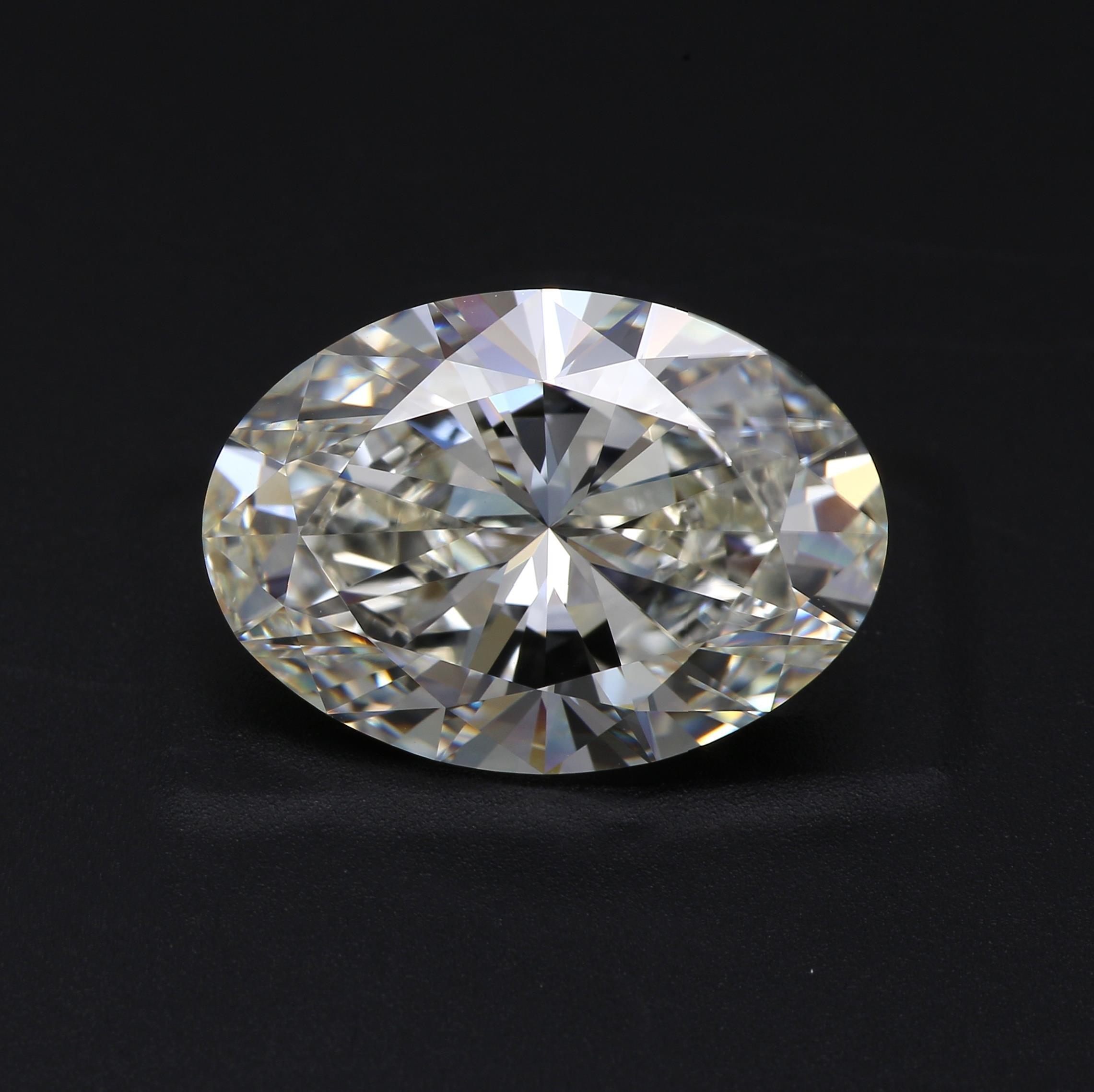 6.01 ct. Oval Diamond J VS1 None GIA