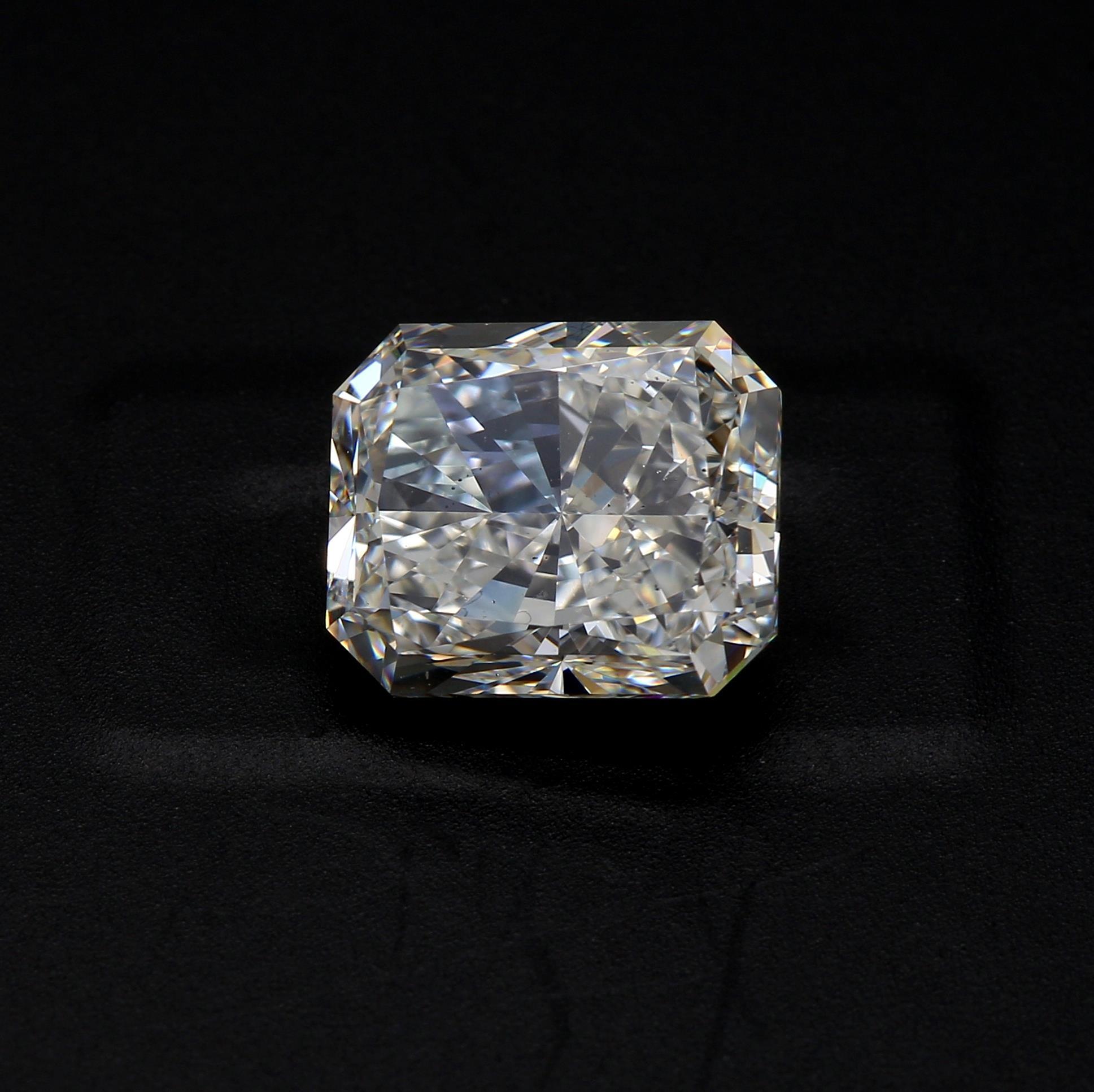 3.01 ct. Radiant Diamond H SI1 Faint GIA