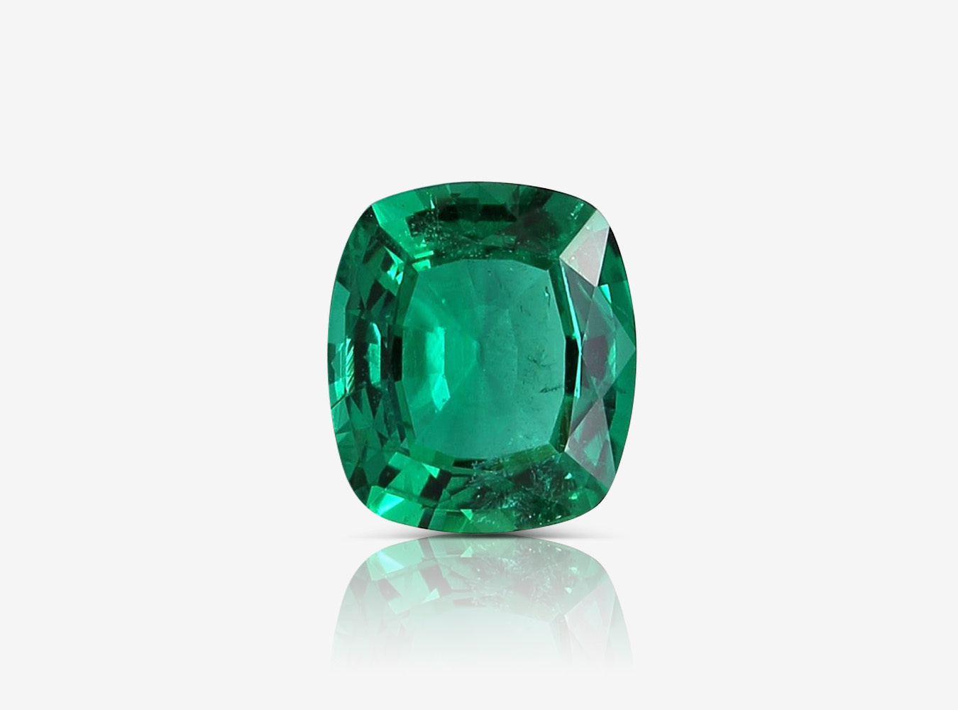 2.22 ct. Cushion Emerald GRS Minor