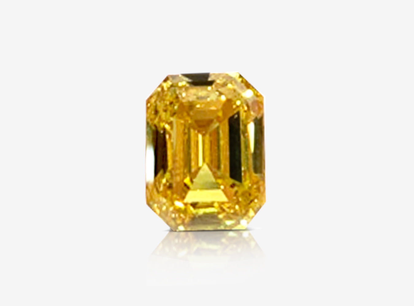 7.05 ct. Orangey Yellow VVS2 None GIA