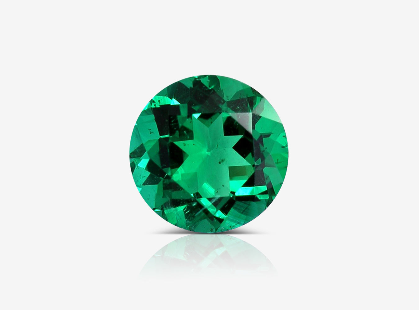 1.54 ct. Round Brilliant Emerald AGL Minor