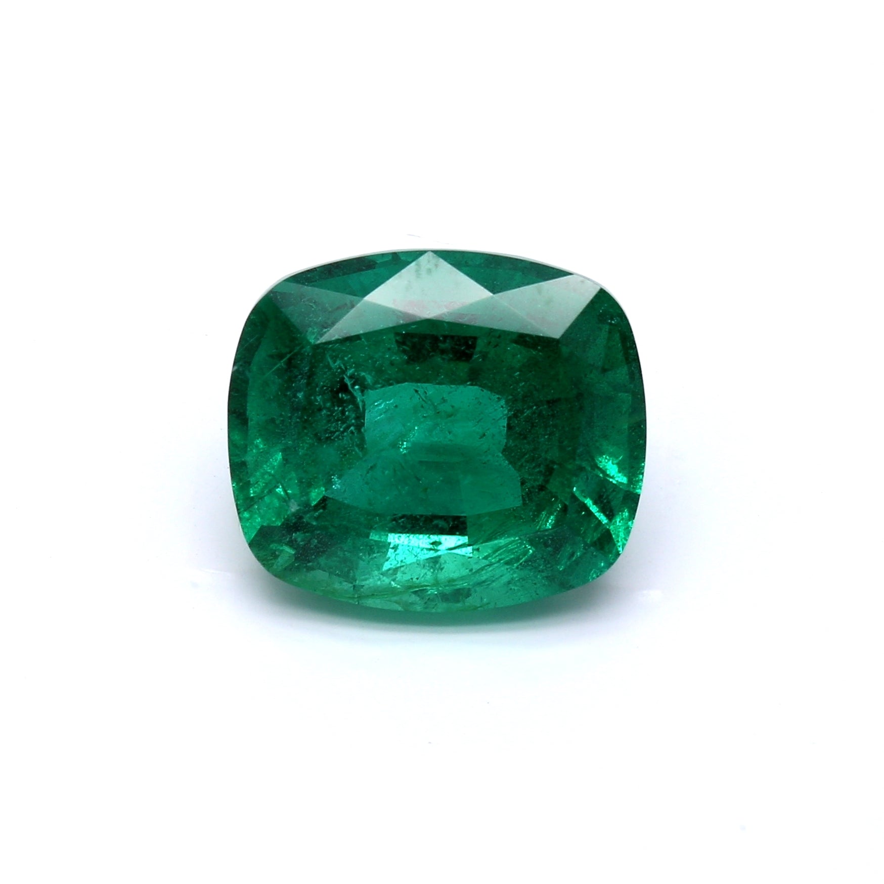 9.80 ct. Cushion Emerald GRS Minor