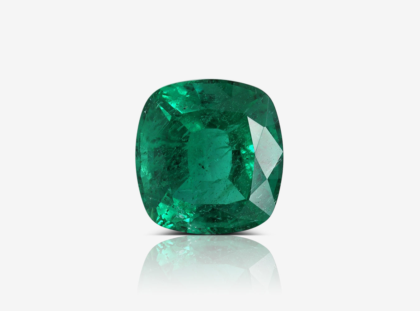 5.38 ct. Cushion Emerald GRS Minor