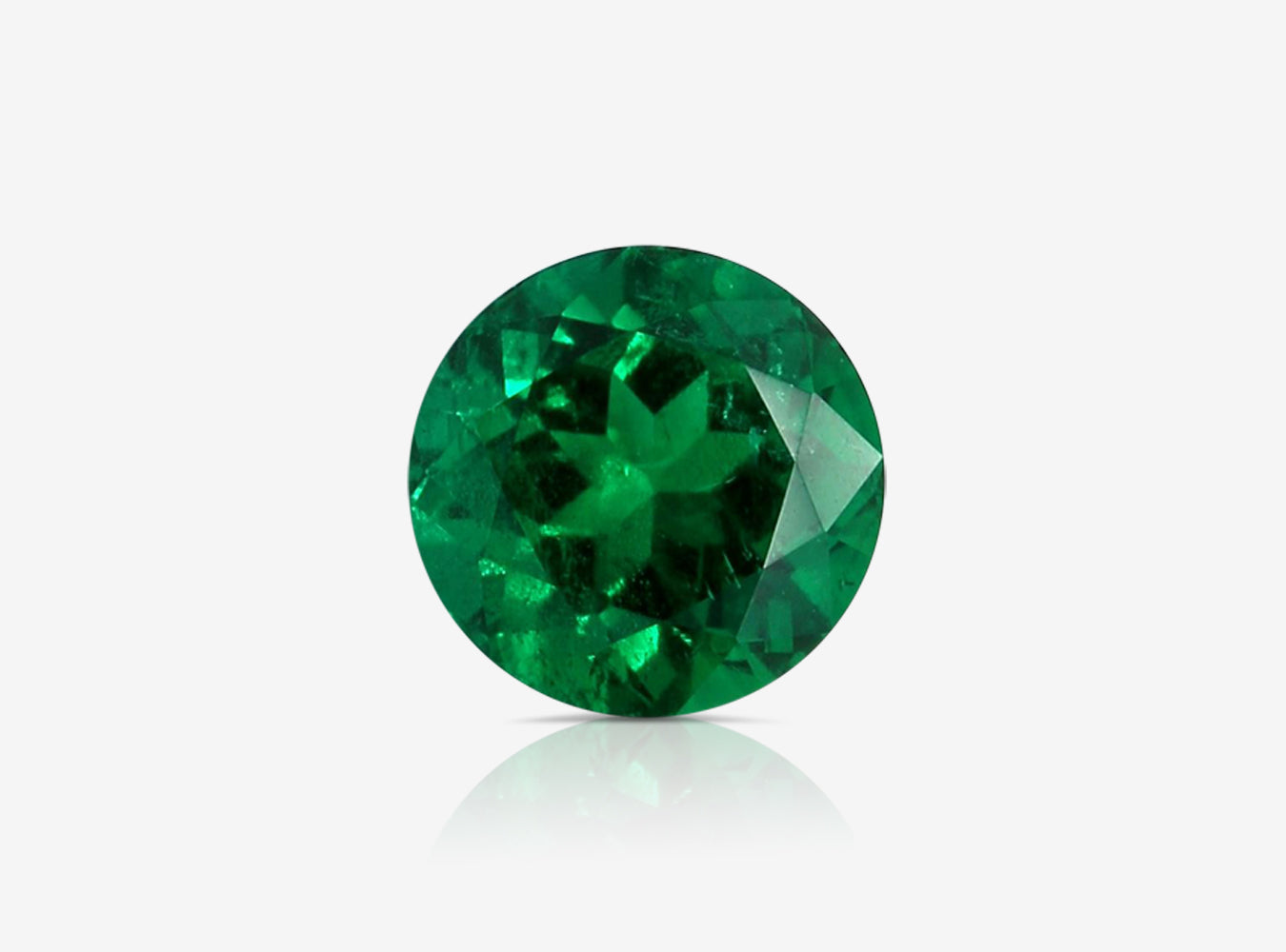 3.34 ct. Round Brilliant Emerald AGL Minor