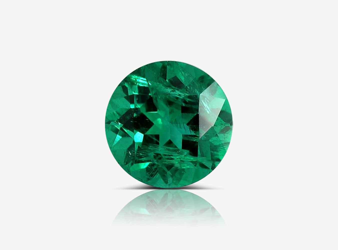 1.48 ct. Round Brilliant Emerald AGL Minor