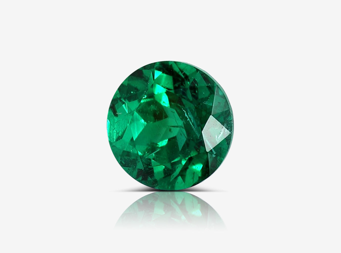 1.25 ct. Round Brilliant Emerald AGL Minor