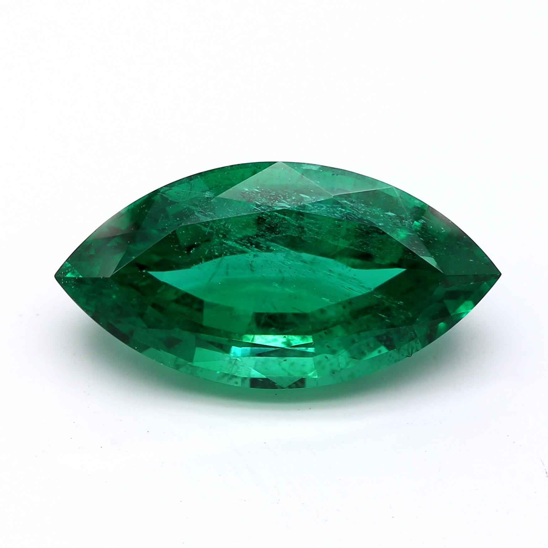 4.43 ct. Marquise Emerald AGL Minor