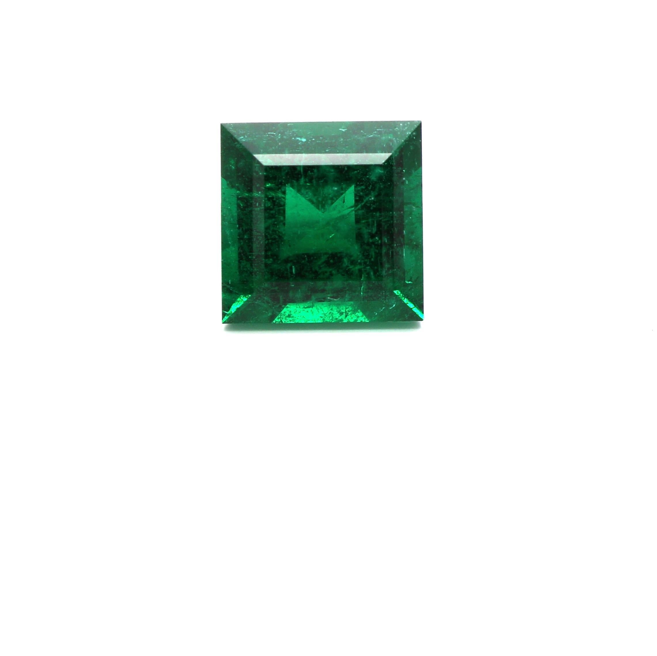 2.34 ct. Square Emerald ICA Insignificant