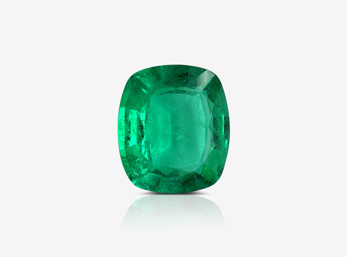 2.98 ct. Cushion Emerald GRS Minor