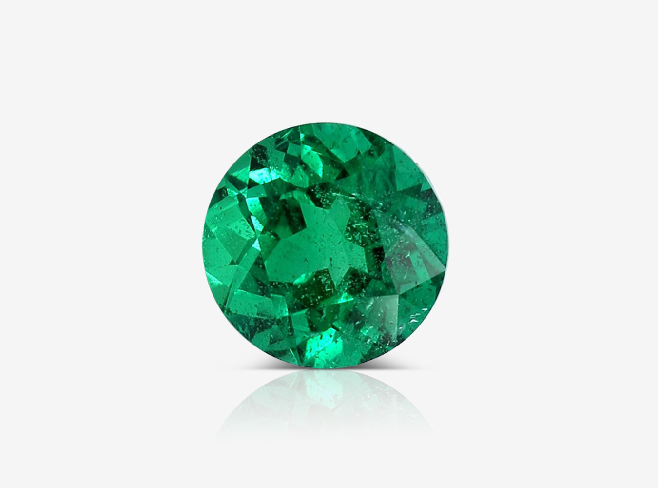 1.31 ct. Round Brilliant Emerald ICA Insignificant to Minor