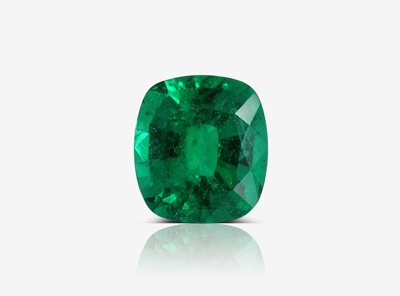 1.57 ct. Cushion Emerald GRS Minor