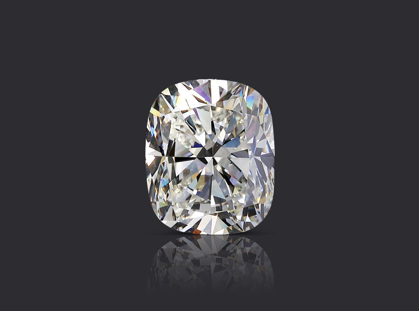 5.11 ct. Cushion Brilliant Diamond H SI1 None GIA