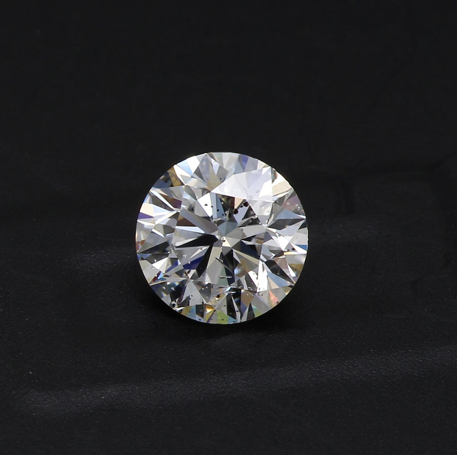 1 ct. Round Brilliant Diamond G I1 EX SB GIA