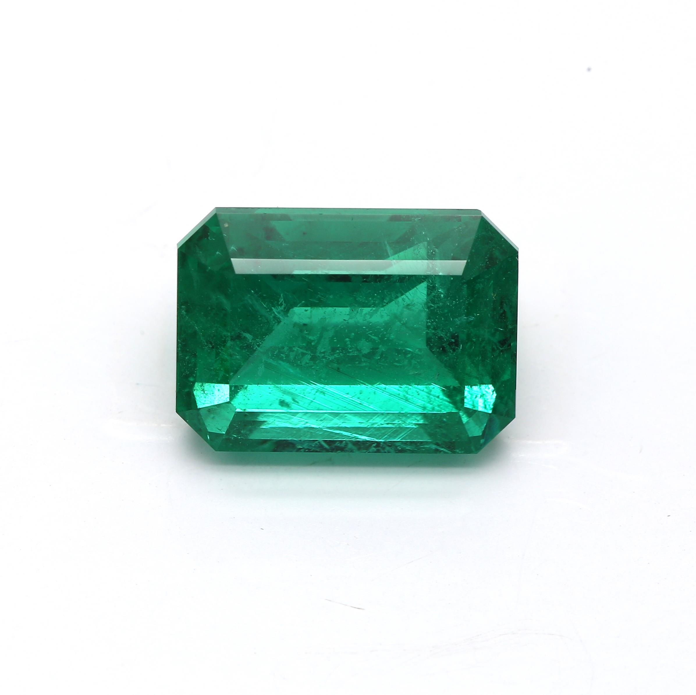 6.34 ct. Emerald GRS Minor