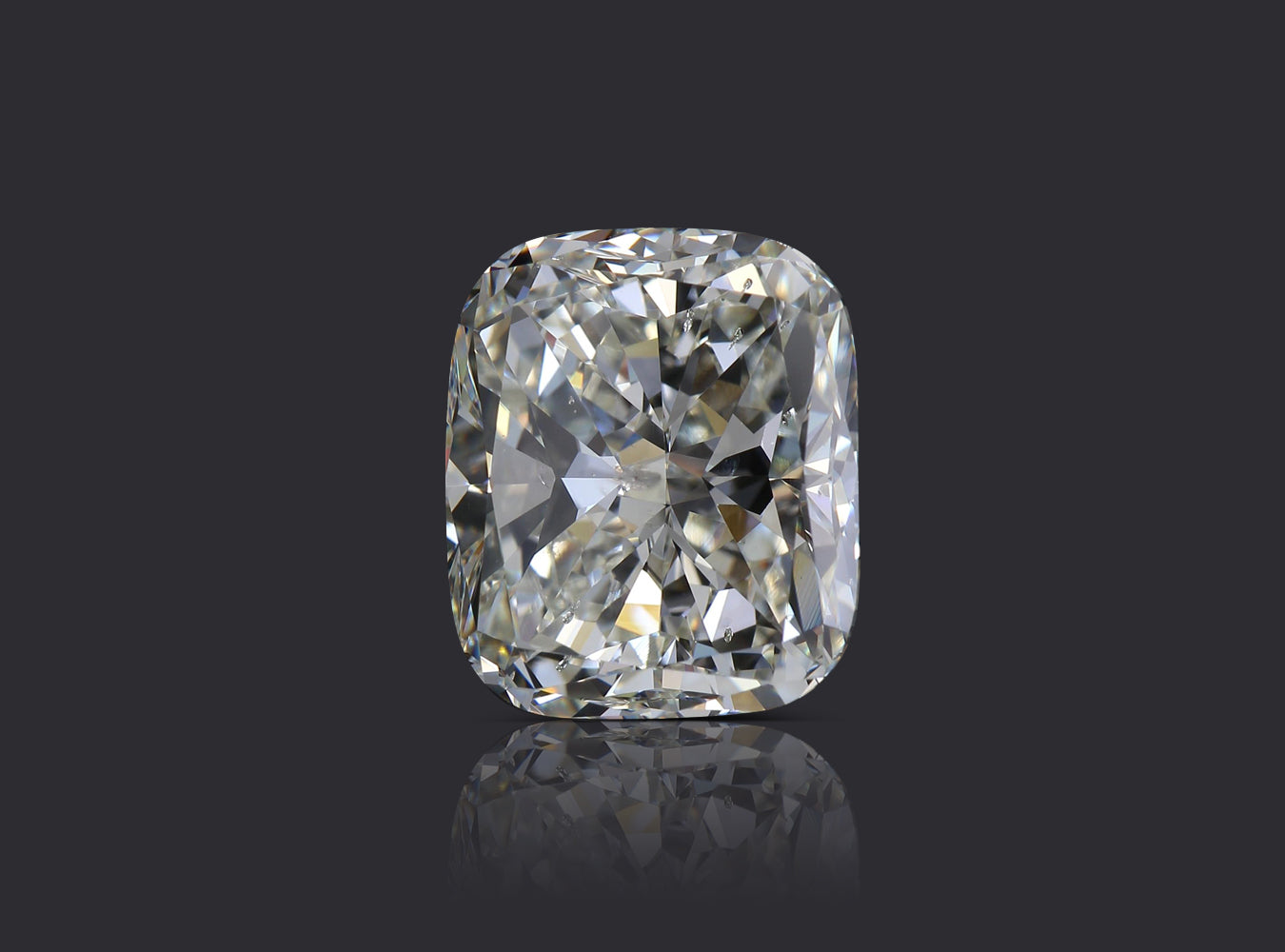 7.10 ct. Cushion Diamond K SI2 None GIA