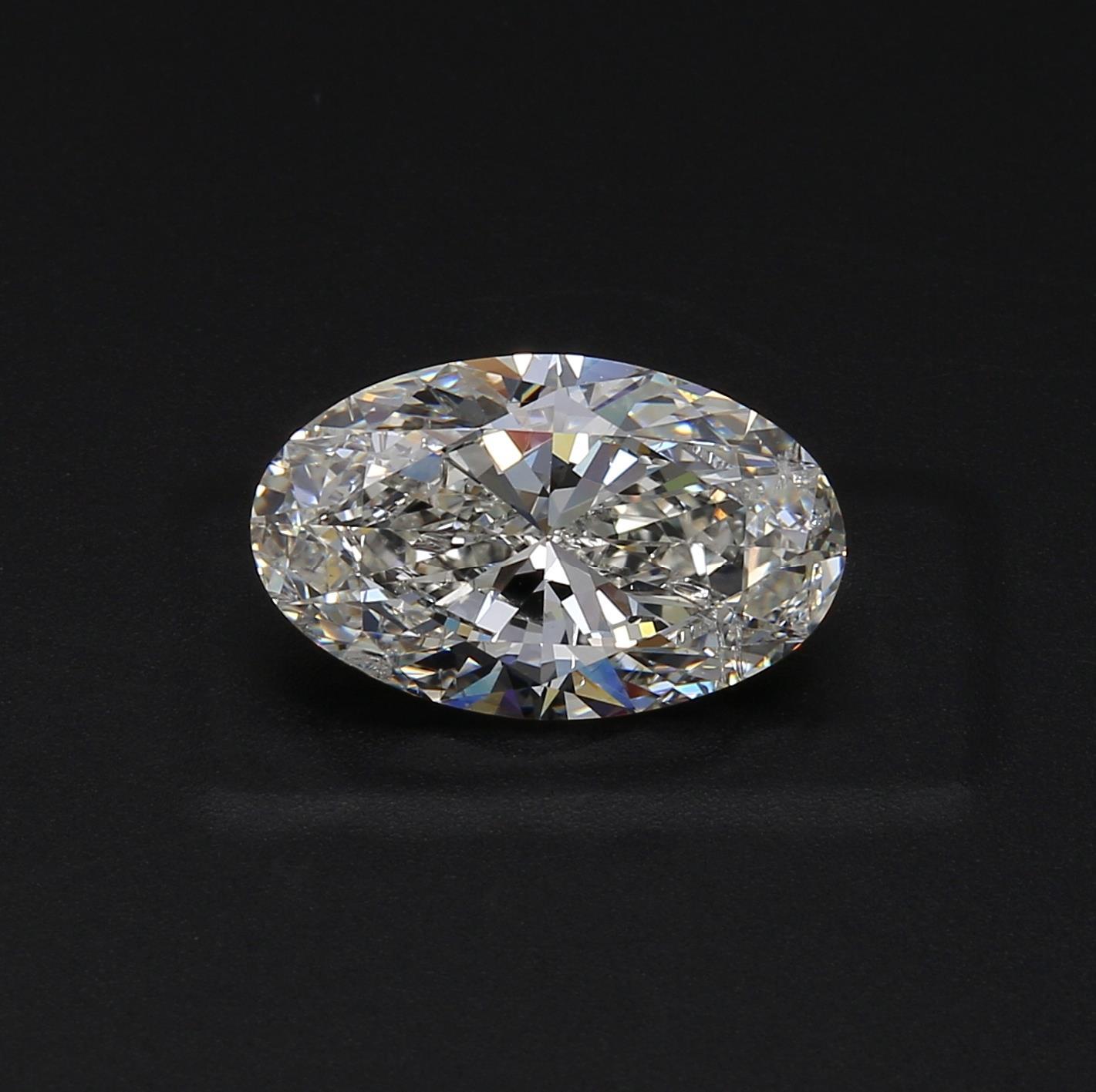 3.10 ct. Oval Diamond I SI2 None GIA