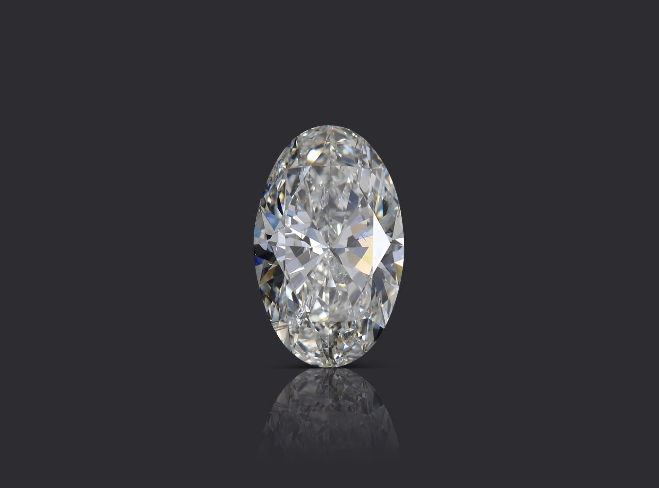 3.10 ct. Oval Diamond I SI2 None GIA