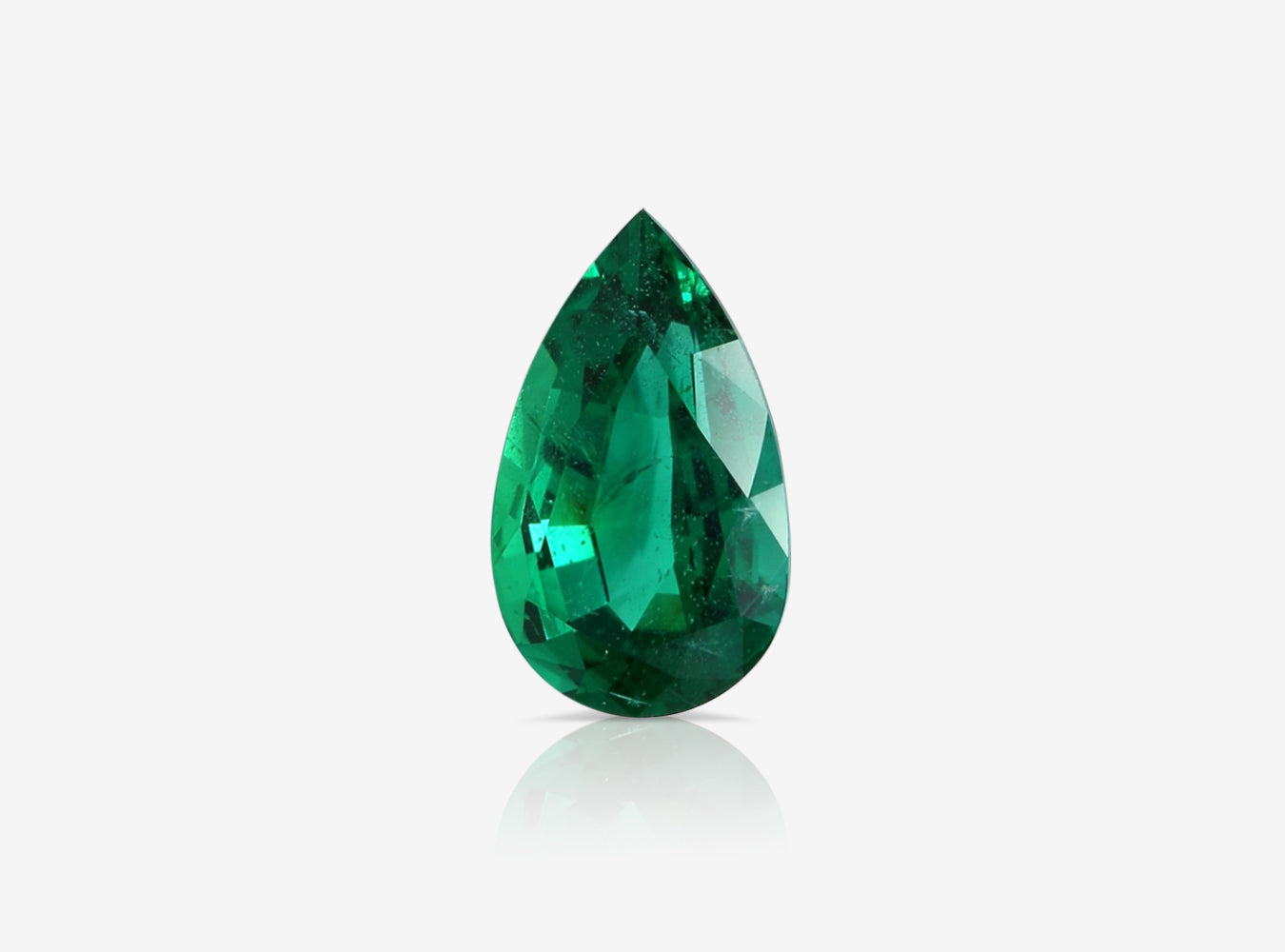 6.42 ct. Pear Shape Emerald AGL Minor