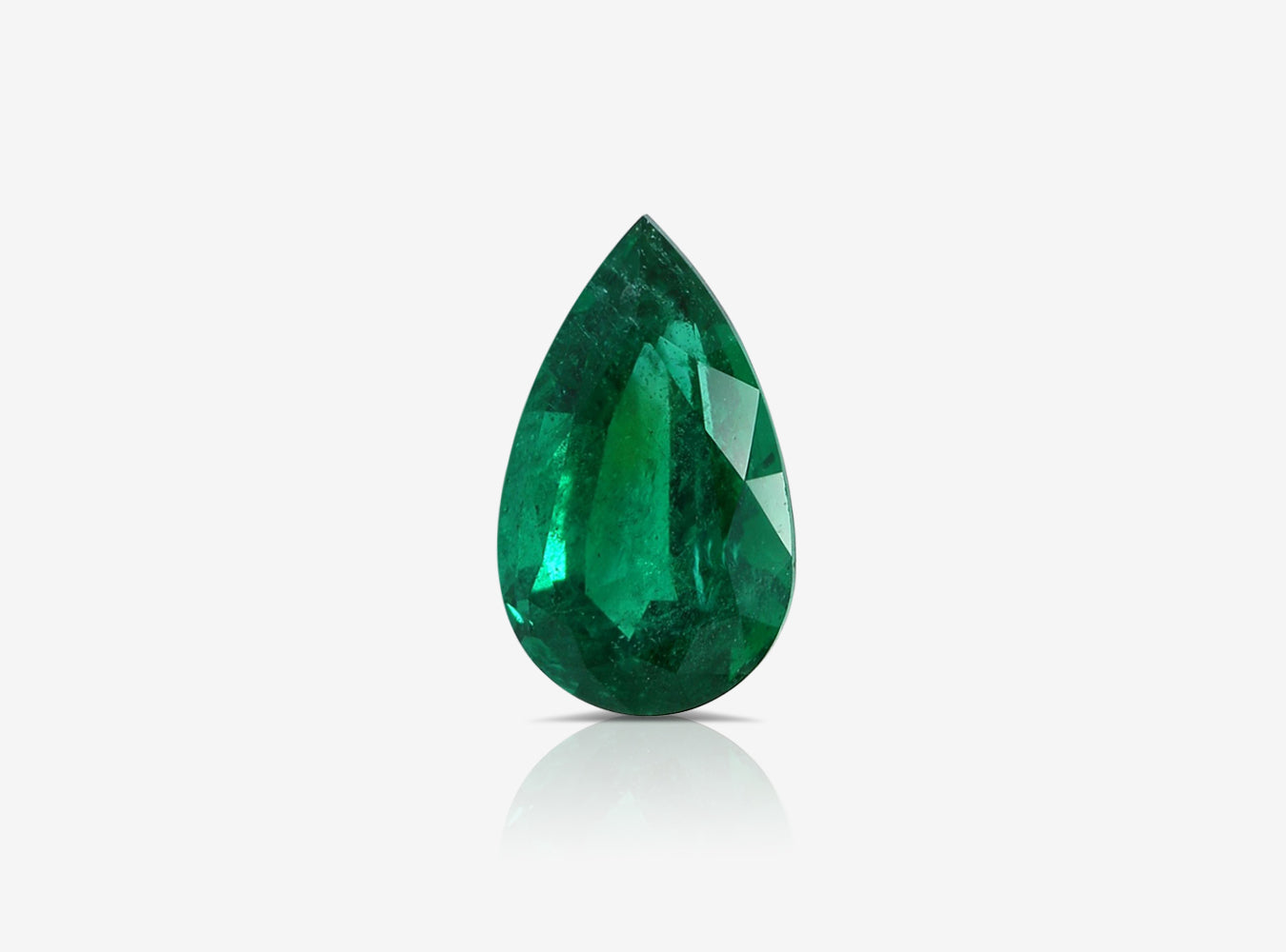 6.74 ct. Pear Shape Emerald AGL Minor