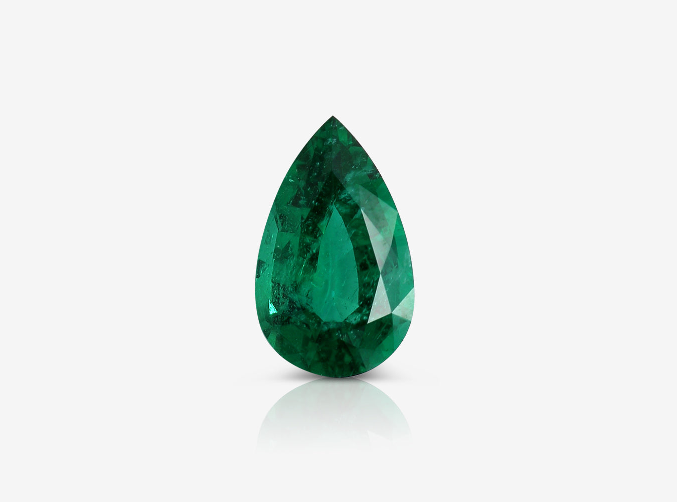 1.90 ct. Pear Shape Emerald GRS Insignificant