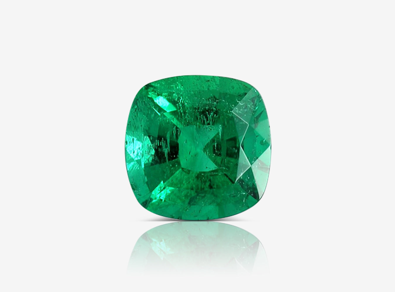 1 ct. Cushion Emerald GRS Insignificant