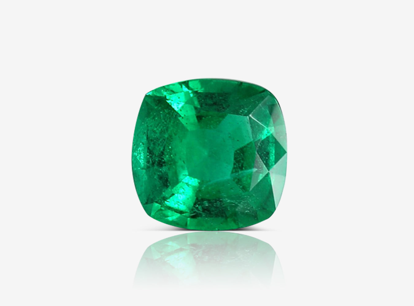 0.99 ct. Cushion Emerald GRS Minor