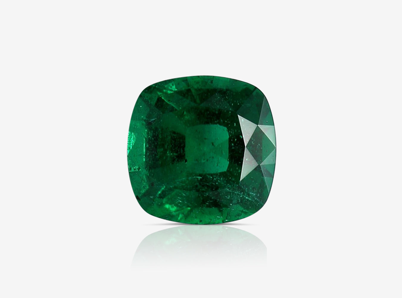 1.39 ct. Cushion Emerald ICA Insignificant