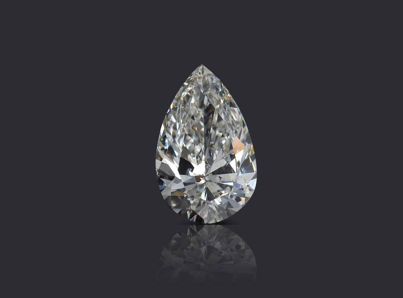 3.01 ct. Pear Shape Diamond I SI1 None GIA