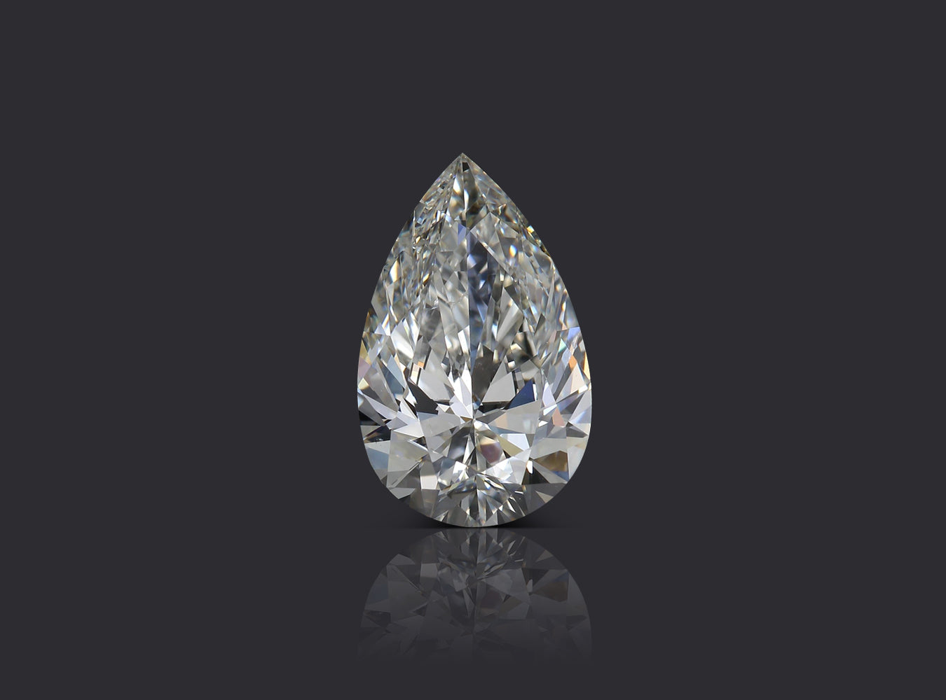 3.01 ct. Pear Shape Diamond I SI1 None GIA