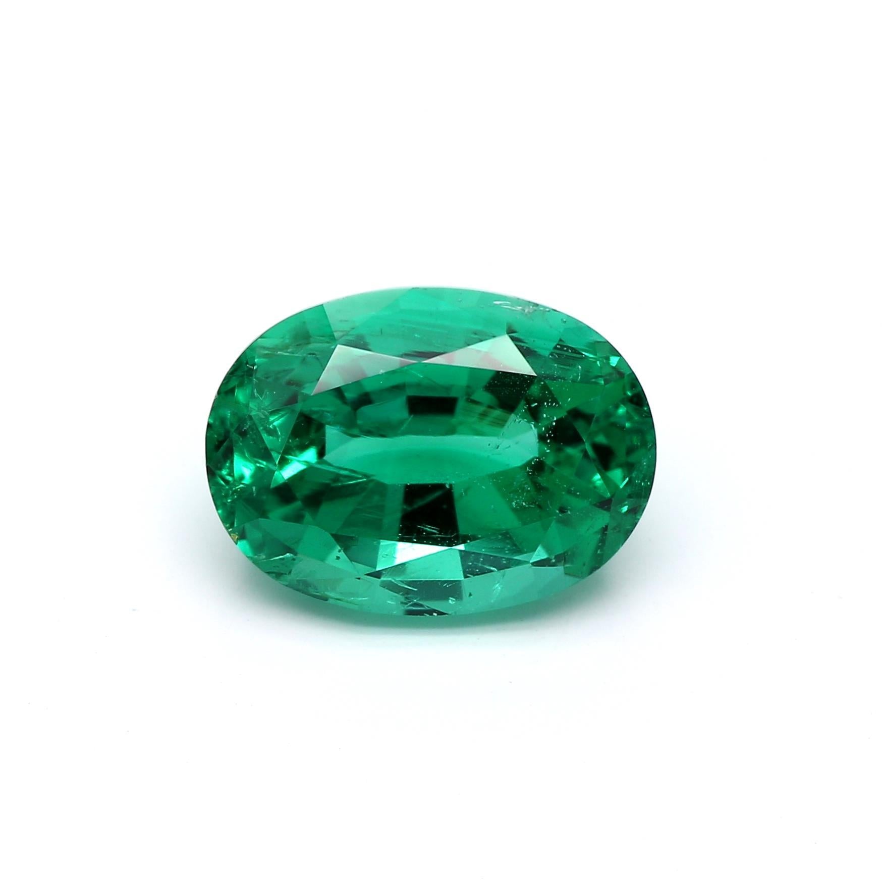 2.62 ct. Oval Emerald AGL Minor