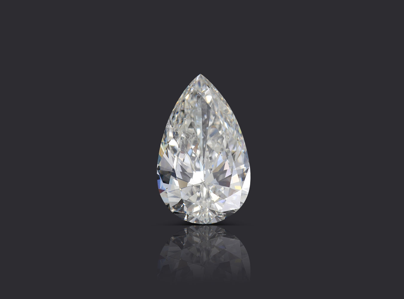 3.31 ct. Pear Shape Diamond I SI1 Faint GIA