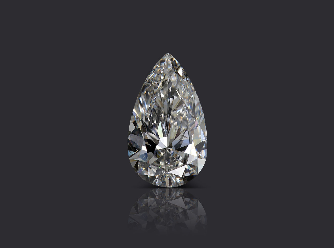 3.09 ct. Pear Shape Diamond G SI1 None GIA