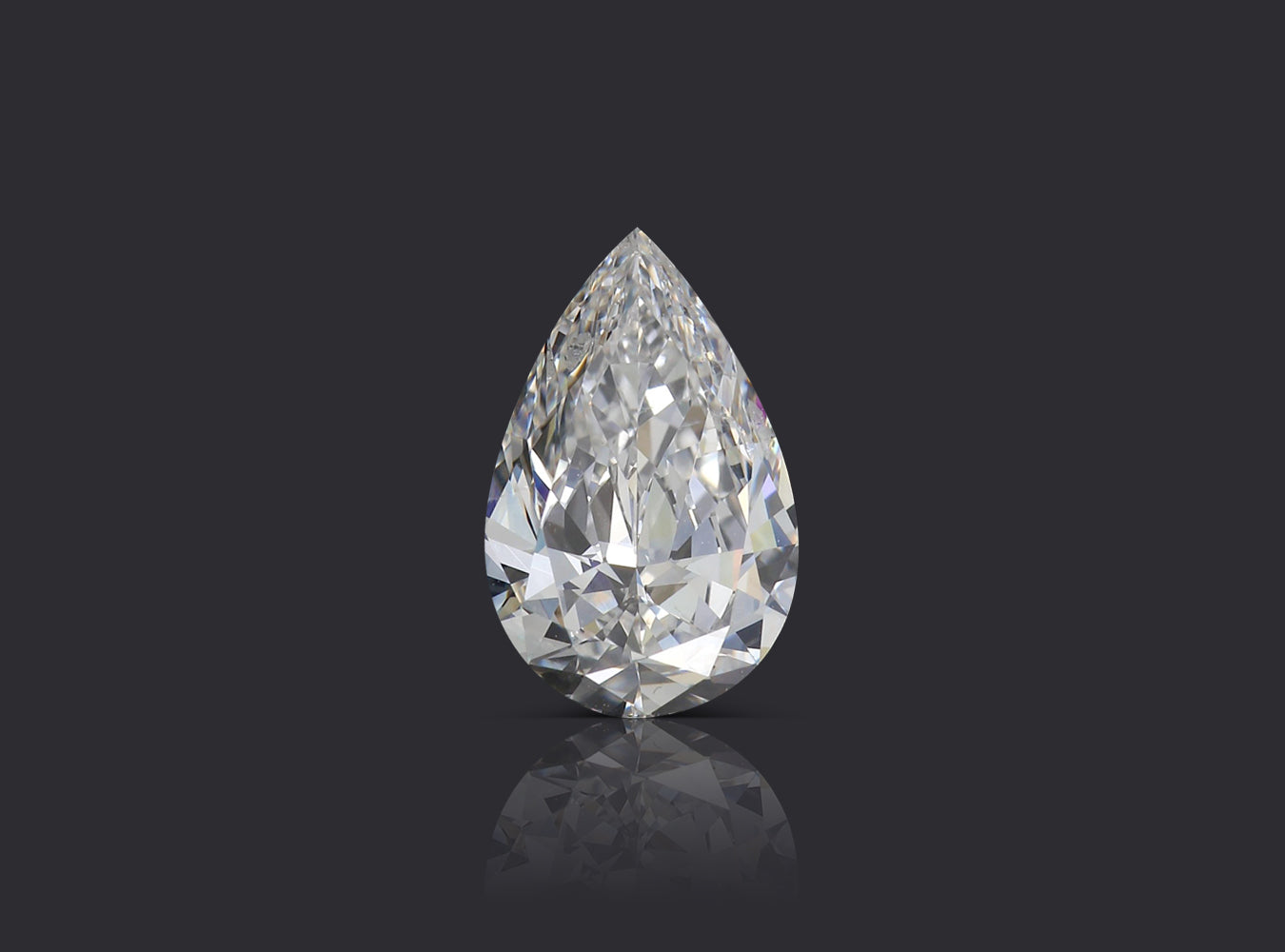 2.01 ct. Pear Shape Diamond E SI1 Faint GIA