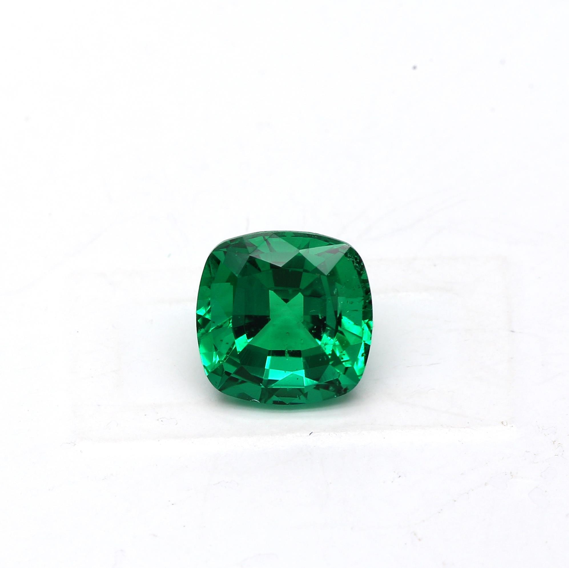 1.28 ct. Cushion Emerald AGL No Oil