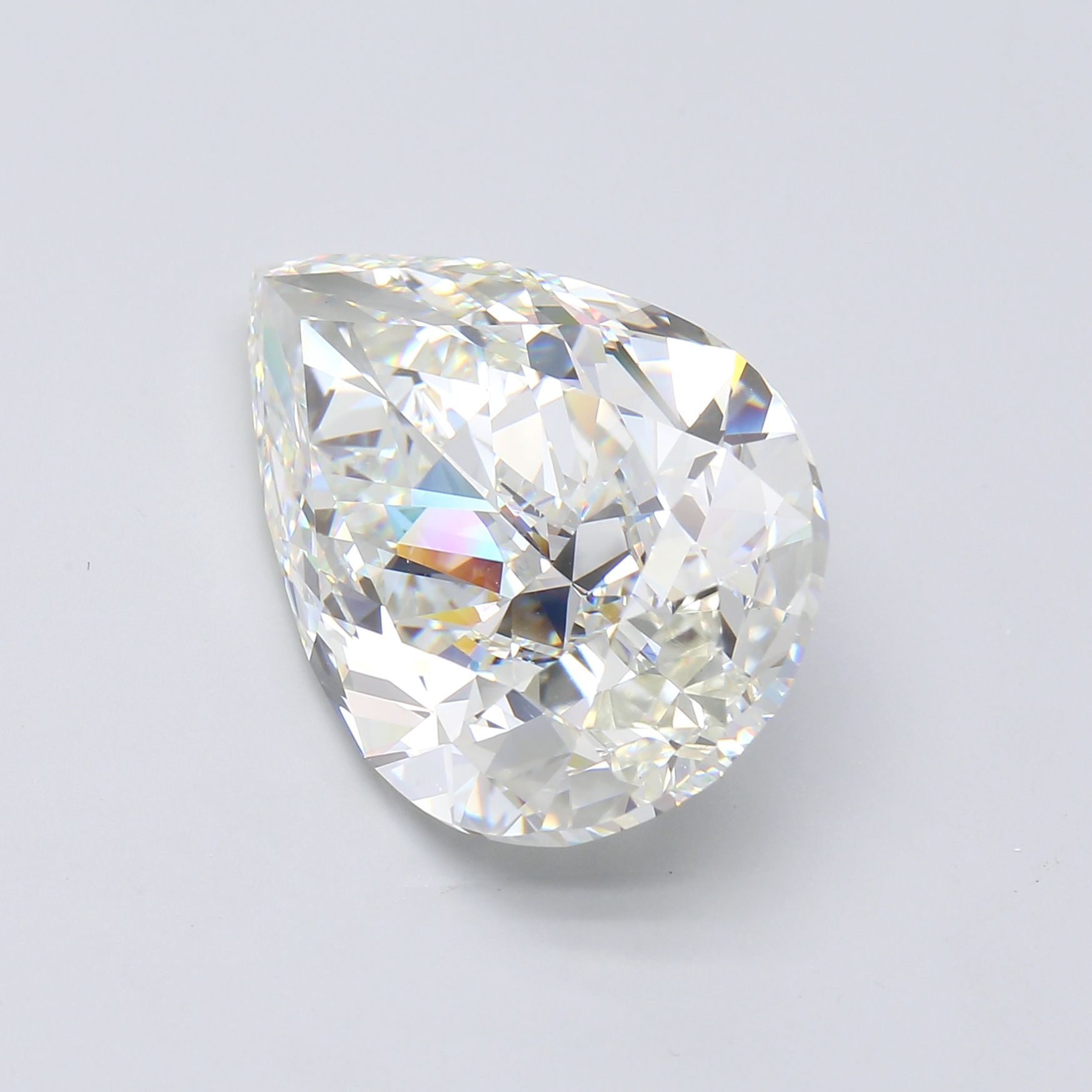 20.02 ct. Pear Shape Diamond I VS2 None GIA