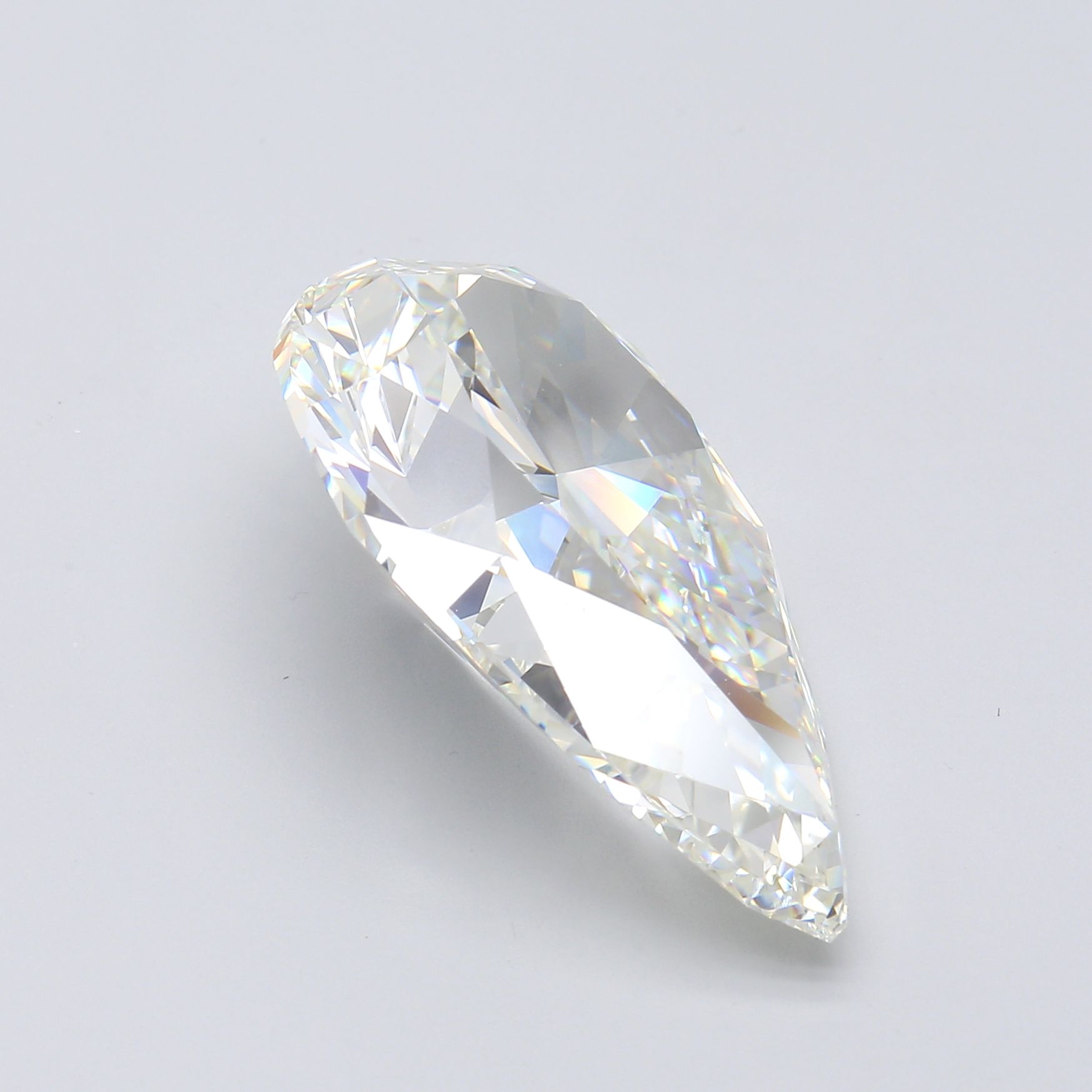 20.02 ct. Pear Shape Diamond I VS2 None GIA