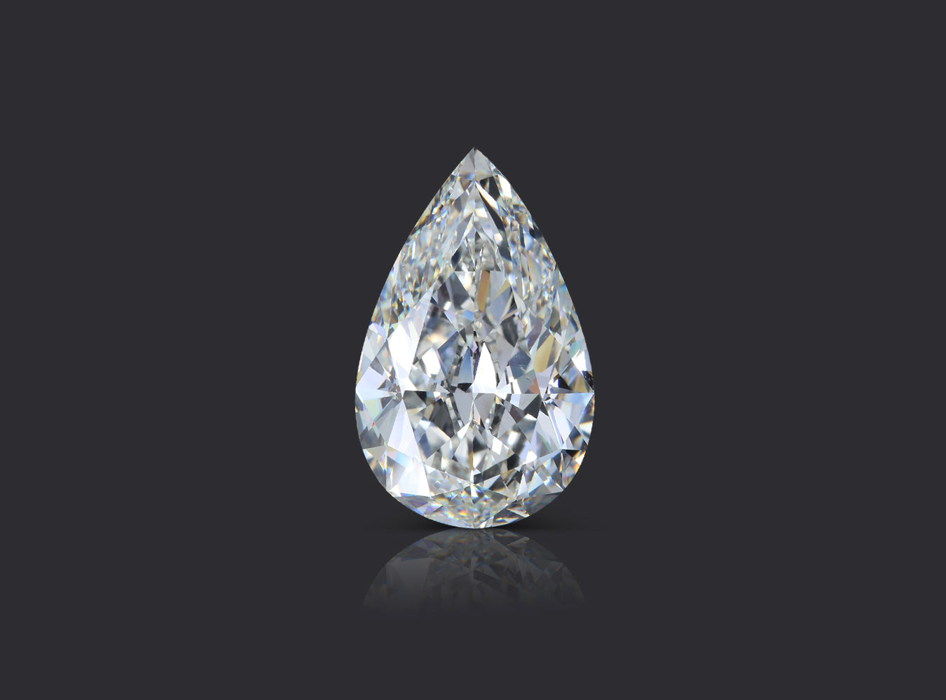 20.02 ct. Pear Shape Diamond I VS2 None GIA