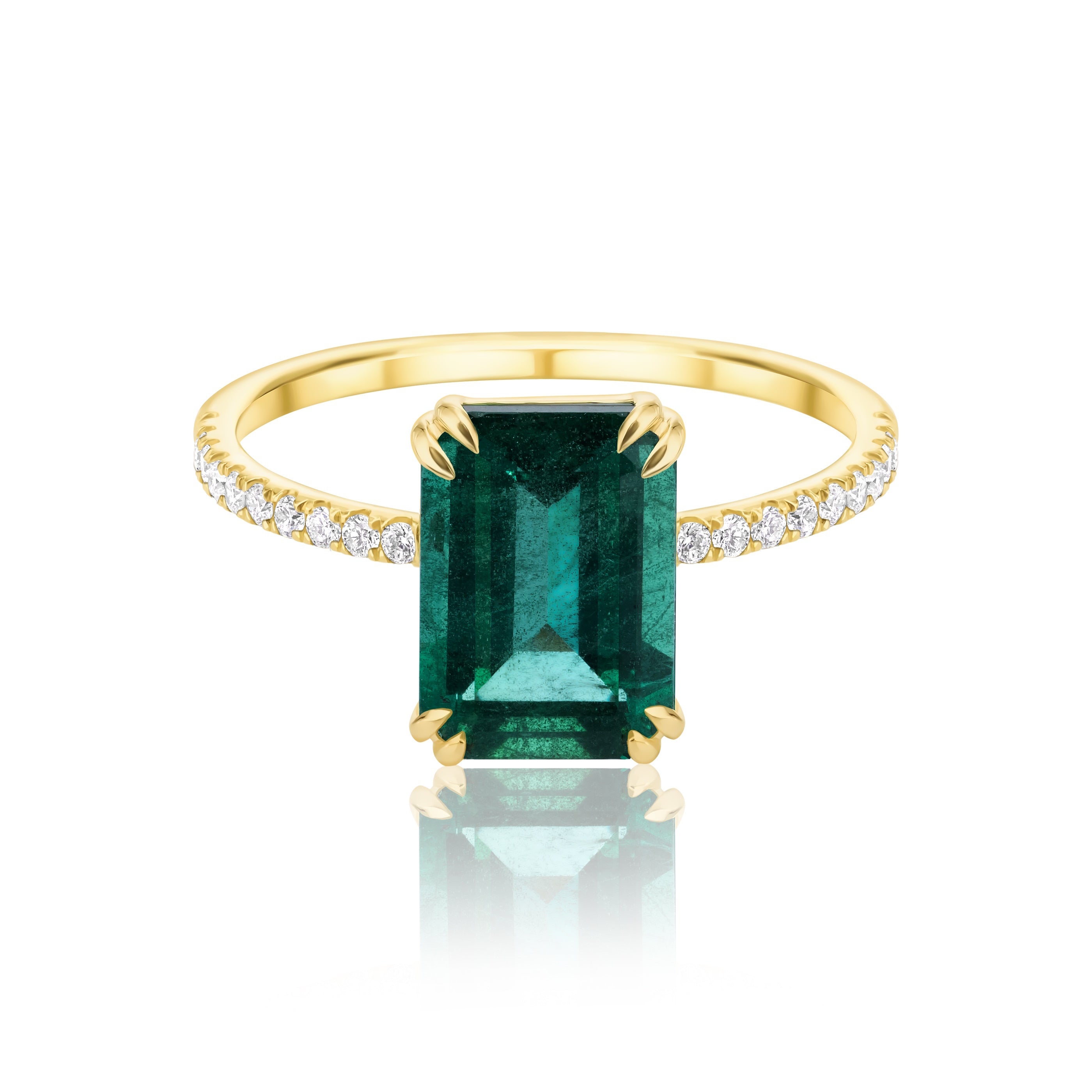 Emerald Solitaire Ring - 2.65ct TW