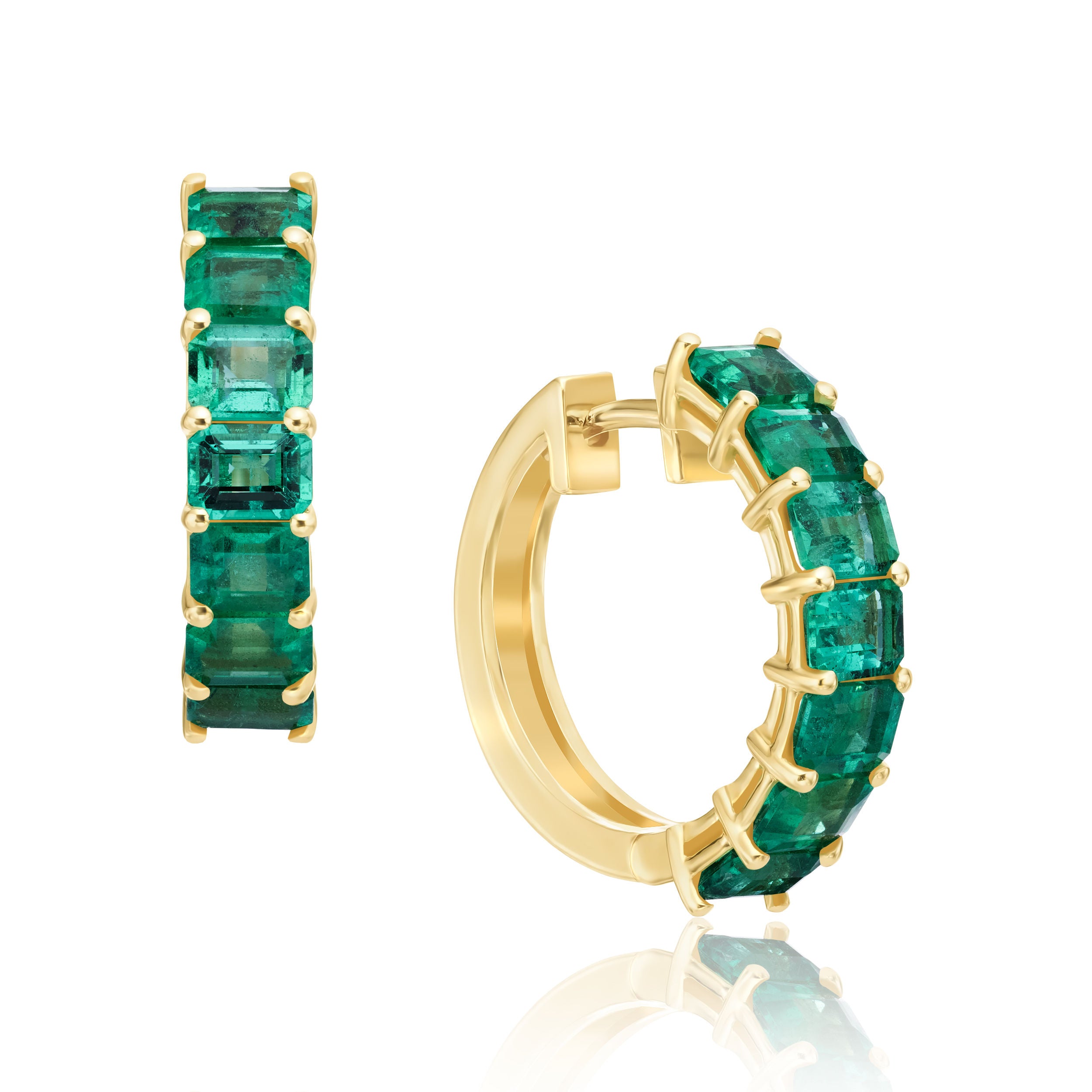 Emerald Earrings - 1.40ct TW