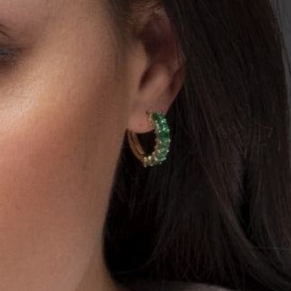 Emerald Earrings - Eshli Fine Jewelry