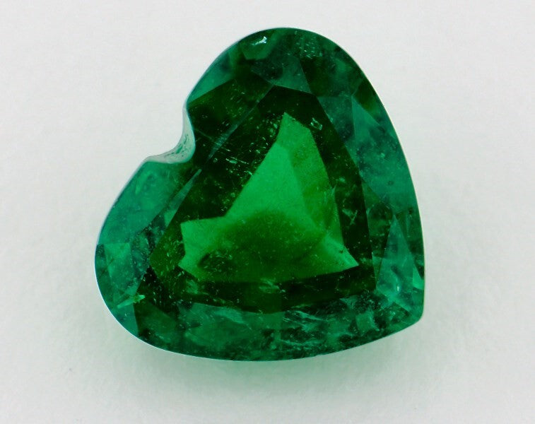 2.29 ct. Heart Shape Emerald AGL Minor