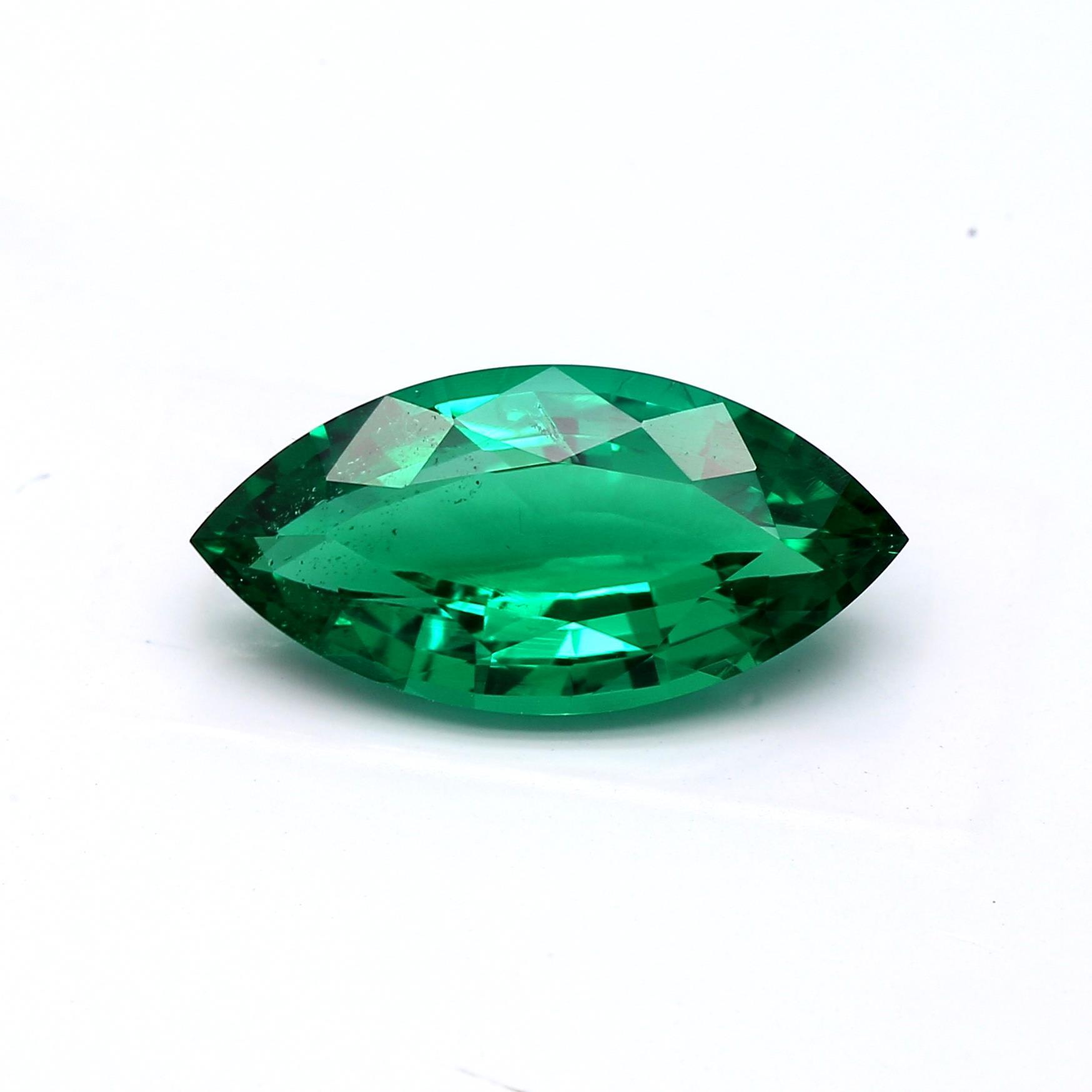 1.87 ct. Marquise Emerald ICA Minor