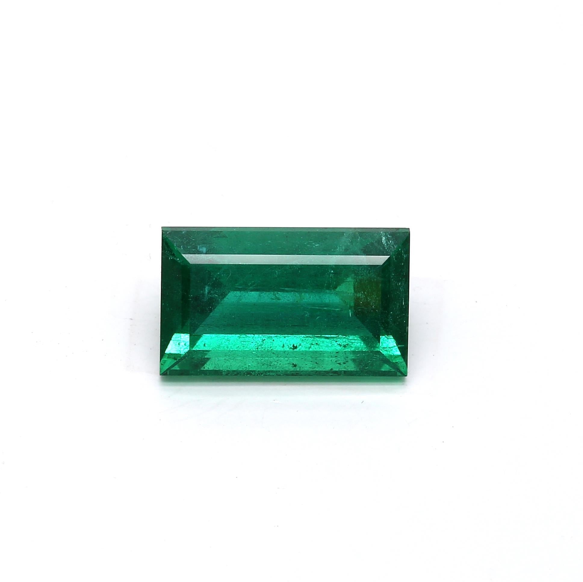 5.64 ct. Baguette Emerald AGL Minor