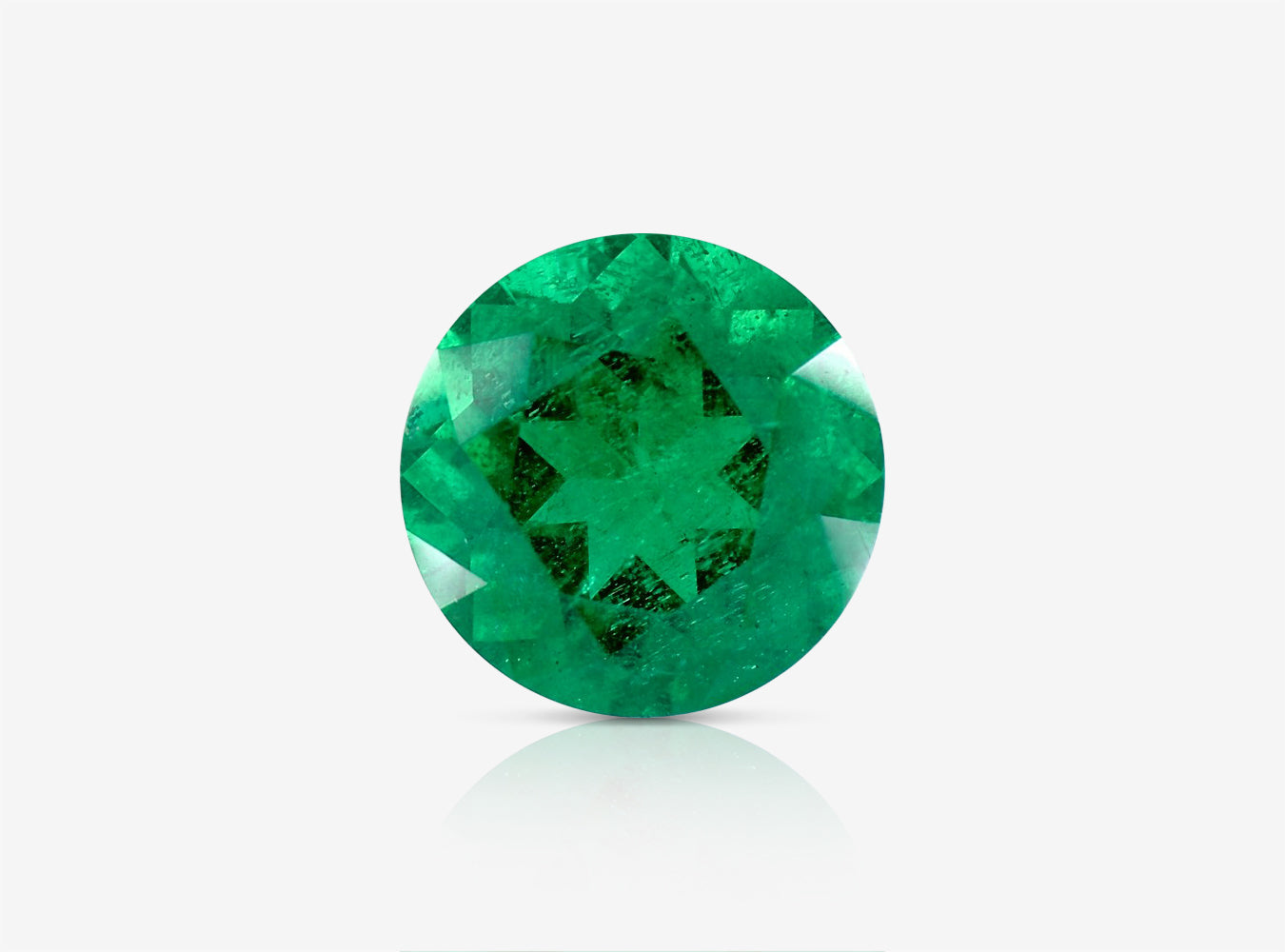 3.86 ct. Round Brilliant Emerald AGL Minor