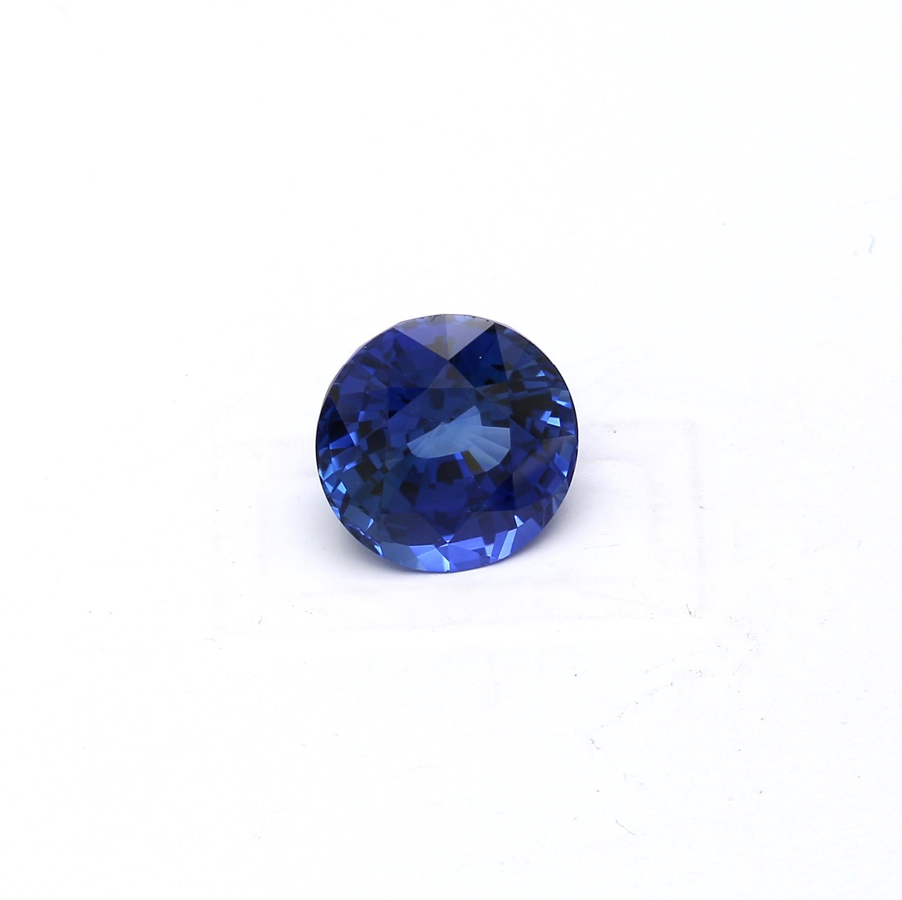 3.61 ct. Round Brilliant Sapphire GRS (H)